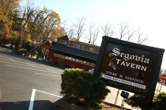 Front sign and landscaping